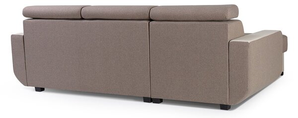 Rohová sedačka Istar (černá) (L). Akce -20%