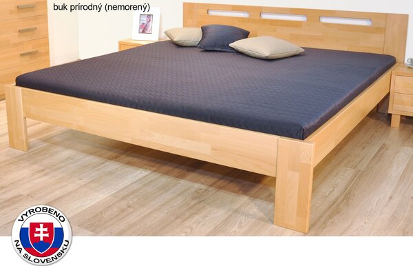 HezkýNábytek.cz Jednolůžková postel 220x90 cm Neoma (masiv). 745593