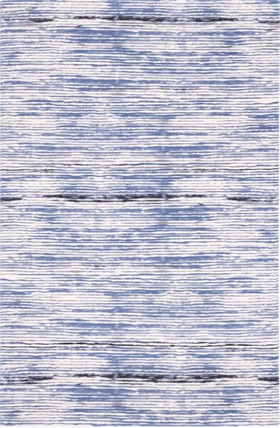 Kusový koberec vlněný Agnella Calisia Dean Abstraktní modrý Rozměr: 120x180 cm