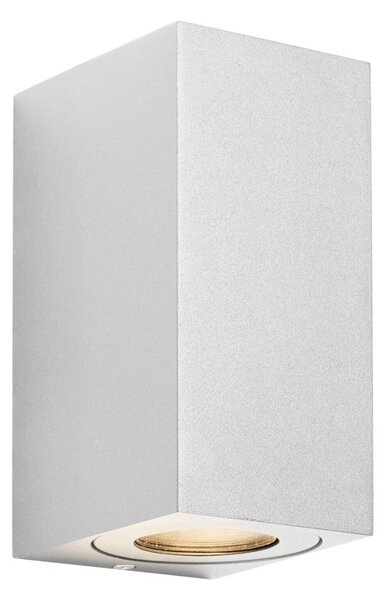 NORDLUX venkovní nástěnné svítidlo Canto Maxi Kubi 2 2x28W GU10 bílá čirá 49731001