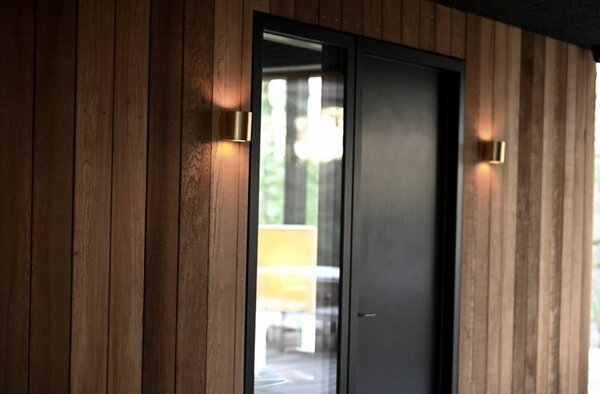 NORDLUX venkovní nástěnné svítidlo Canto 2 2x6W LED mosaz čirá 49701035
