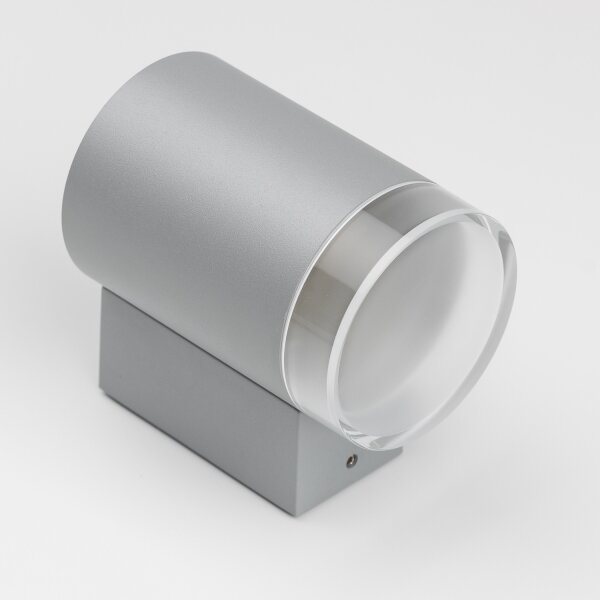 Brilagi - LED RGBW Venkovní nástěnné svítidlo MATERA 1xGU10/4,8W/230V šedá IP54