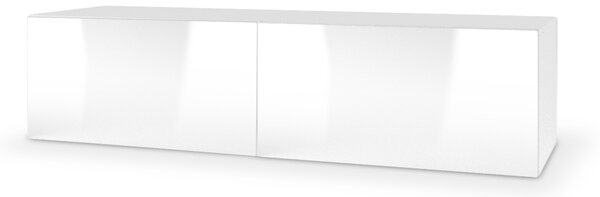 Televizní stolek LIFE 160 - bílý - závěsný