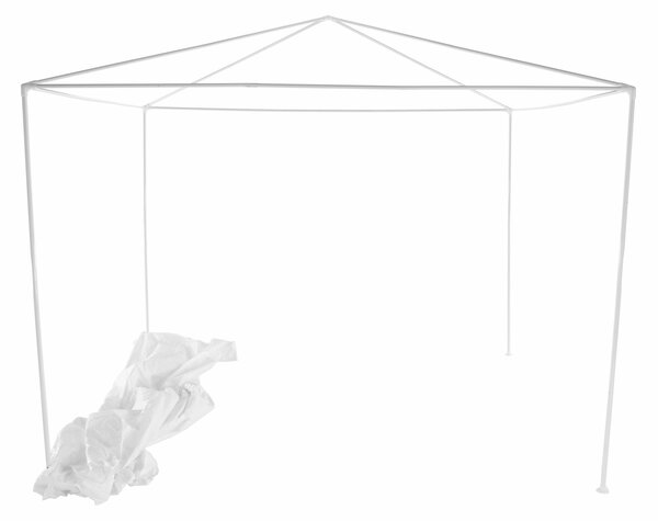 KONDELA Zahradní párty stan, bílá, 3x3 m, TEKNO TYP 1