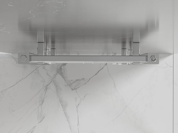 Mexen Pluton topné těleso 1200 x 500 mm, 487 W, chromová, W106-1200-500-00-01