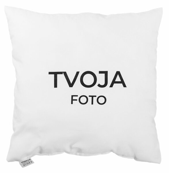 Polštář s vlastní fotografií 40x40 cm EMI