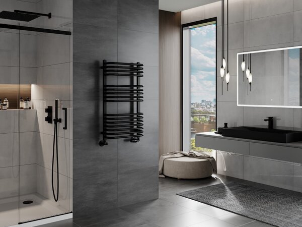 Mexen Apollo, topné těleso 860 x 450 mm, 422 W, černá, W117-0860-450-00-70