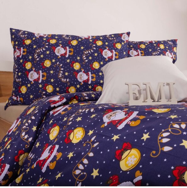 Vánoční bavlněné povlečení Mikuláš EMI