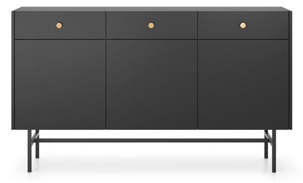 Komoda Desanta 3D3SZ (černá)