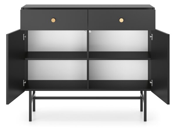Komoda Desanta 2D2SZ (černá)