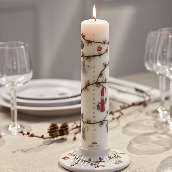 Kähler Design Svícen Hammershøi Christmas Block KD503