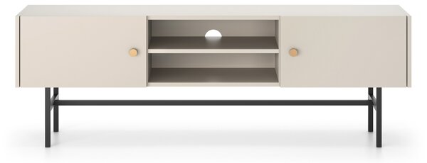 TV stolík/skříňka Desanta (béžová + černá)