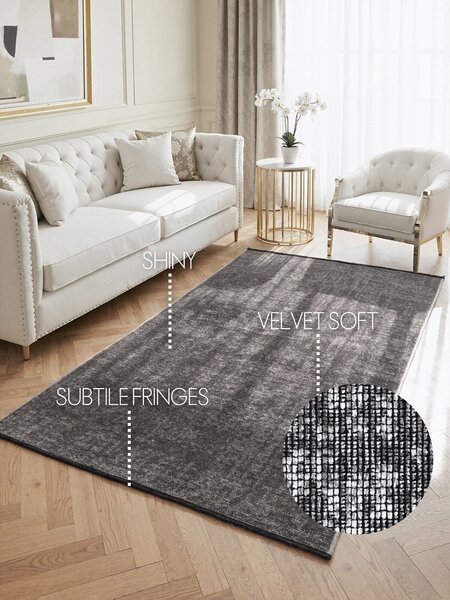 ELLE Decoration, Kusový koberec Brilliance Prisma 106310 Silver Grey z kolekce Elle, 120x170, šedá, ložnice