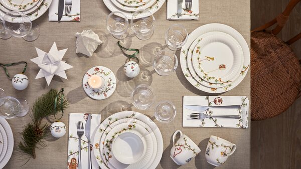 Kähler Design Porcelánová vánoční baňka Hammershøi Christmas - 2023 KD504