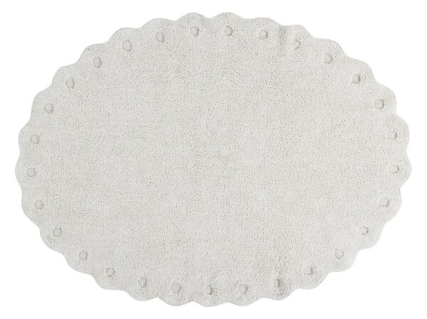 Lorena Canals, Dětský kusový koberec Pinecone Ivory ovál, 130x180, béžová, dětský pokoj