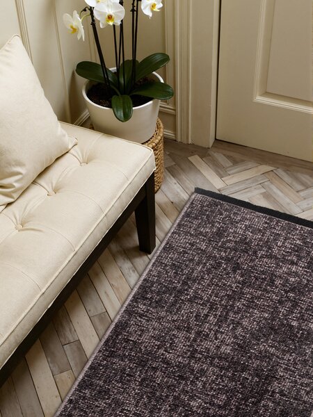 ELLE Decoration, Běhoun Brilliance Prisma 106311 Brown z kolekce Elle, 80x250, hnědá, ložnice