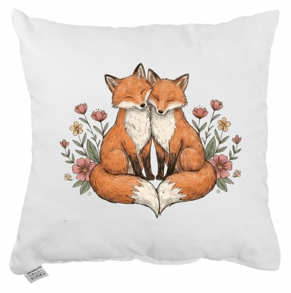 Dekorační polštář Fox Love 40x40 cm EMI