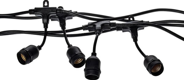LED světelný řetěz Basic, 10m, (bez žárovek)