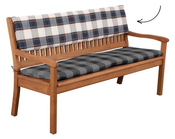 Doppler Opěrka pro 2-místnou lavici polstr na dvoumístnou lavici 110x30x6 cm