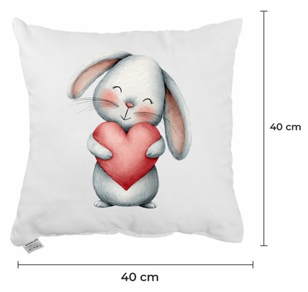 Dekorační polštář Bunny Love 40x40 cm EMI