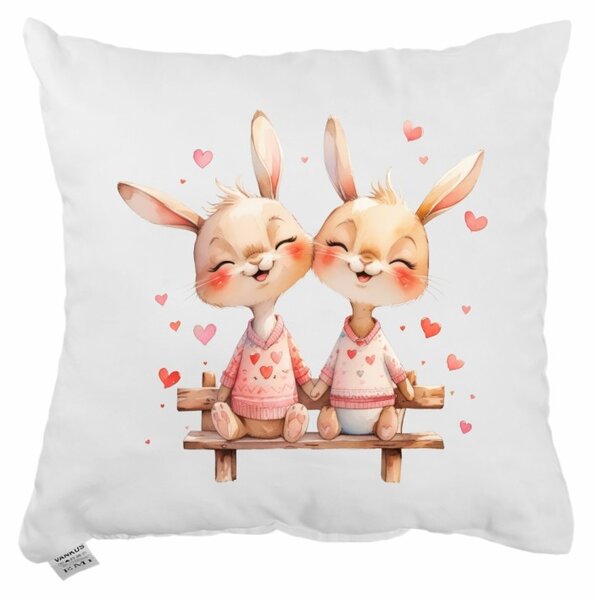 Dekorační polštář Bunny Together 40x40 cm EMI