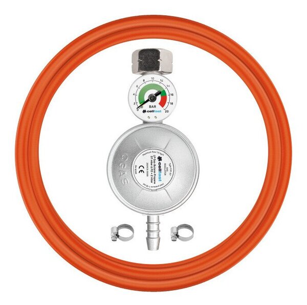 Cellfast Připojovací souprava na propan/butan s manometrem 52-506-CF