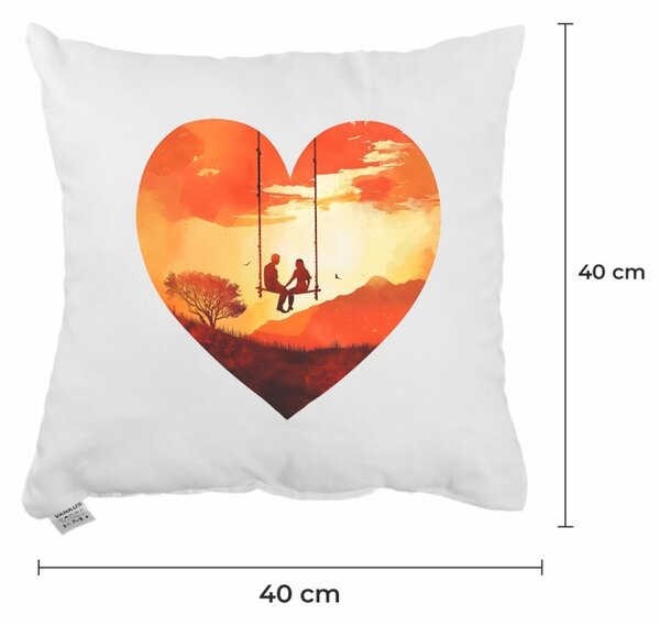 Dekorační polštář Sunset Love 40x40 cm EMI