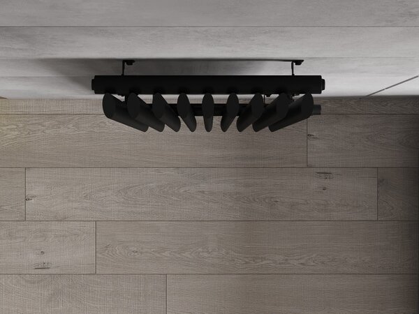 Mexen Atlanta, topné těleso 1500x460 mm, 894 W, černá, W211-1500-460-00-70