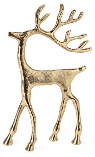 Dekorace Sob z hliníku 200 × 60 × 310 mm, zlatá