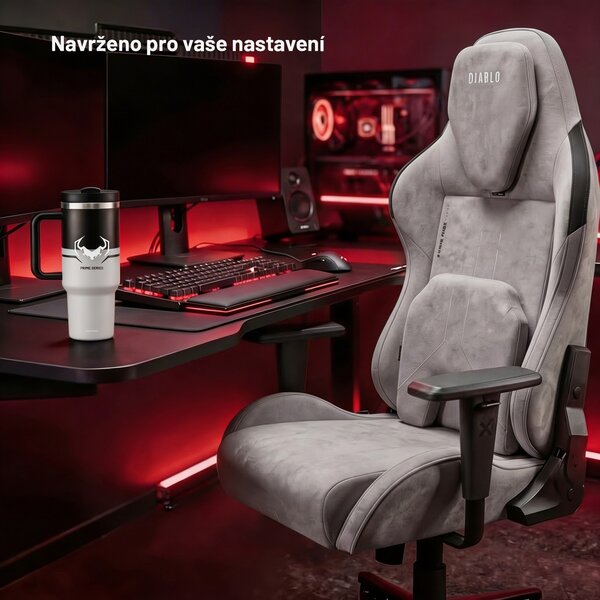 Termohrnek s rukojetí šedý Diablo Nightwolf Moon