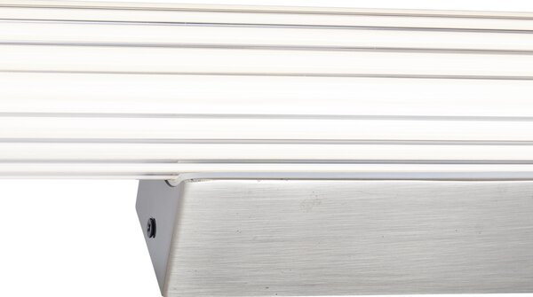 Retro nástěnná lampa Gunmetal 80,4 cm vč. LED IP44 - Coco