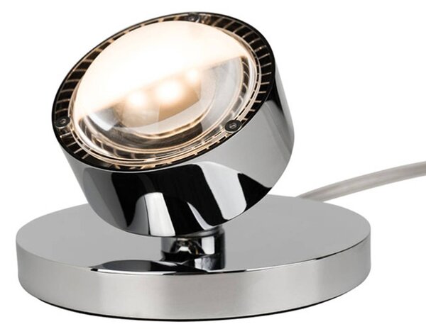 LED stolní reflektor Puk Spot chrom