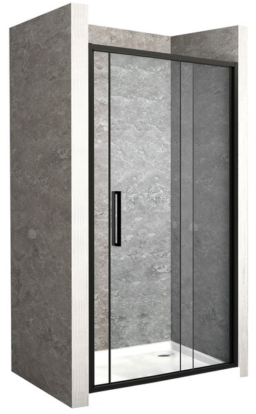 Sprchové dveře Rea RAPID slide 110 cm - černé