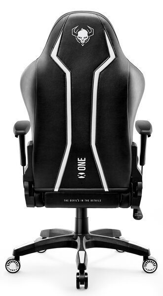 Herní křeslo z eko kůže King Size, černý-bílý: Diablo X-One 2.0