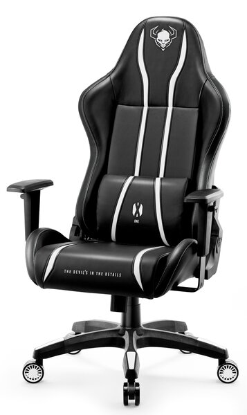 Herní křeslo z eko kůže King Size, černý-bílý: Diablo X-One 2.0