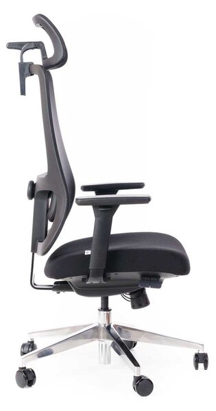 Kancelářská ergonomická židle STRETCH New— černá