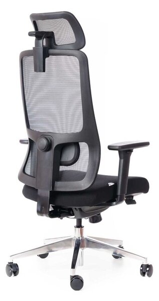 Kancelářská ergonomická židle STRETCH New— černá