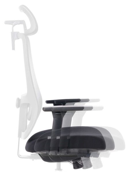 Kancelářská ergonomická židle STRETCH New— černá