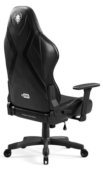 Herní židle z ekokůže Normal Size, černá: Diablo X-Horn 2.0