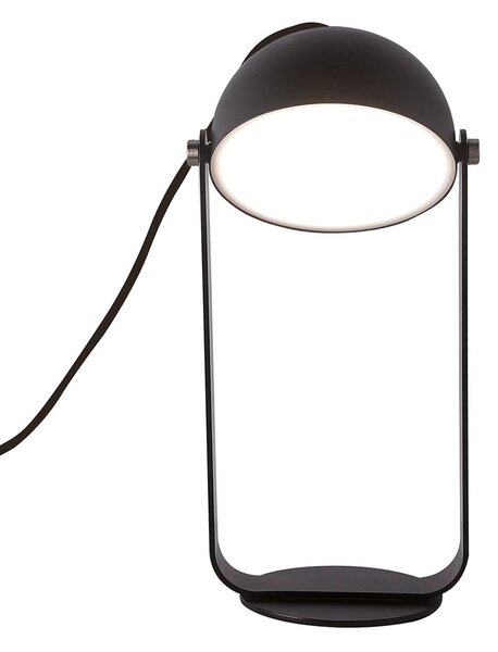 LED stolní lampa Hemi otočné stínidlo černé