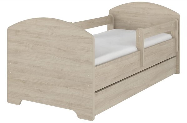 Dětská postel OSKAR - dub palermo 140x70 cm