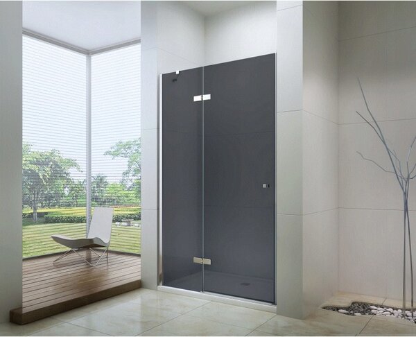 Sprchové dveře MEXEN ROMA 70 cm - grafitové sklo