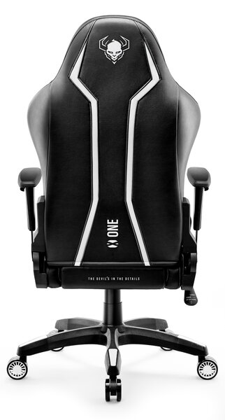 Herní židle Diablo X-One 2.0 Normal Size: černo-bílý