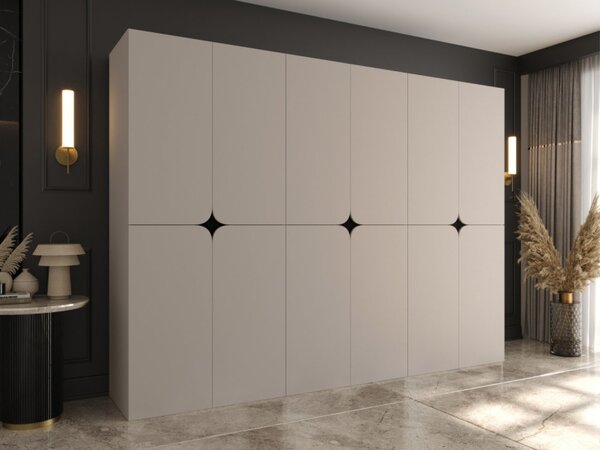Šatní skříň Pifrezt 270 cm, Barva: ořech warmia 5903211528330