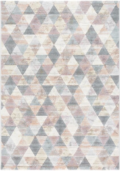 Moderní kusový koberec Ragolle Argentum 63263 6747 Trojúhelníky vícebarevný Rozměr: 120x170 cm