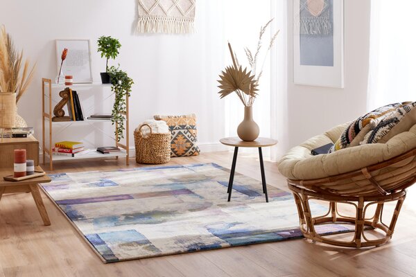Moderní kusový koberec Ragolle Argentum 63354 9191 krémový vícebarevný Rozměr: 120x170 cm