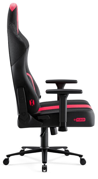 Látková herní židle King Size, karmínový-antracitový: Diablo X-Player 2.0