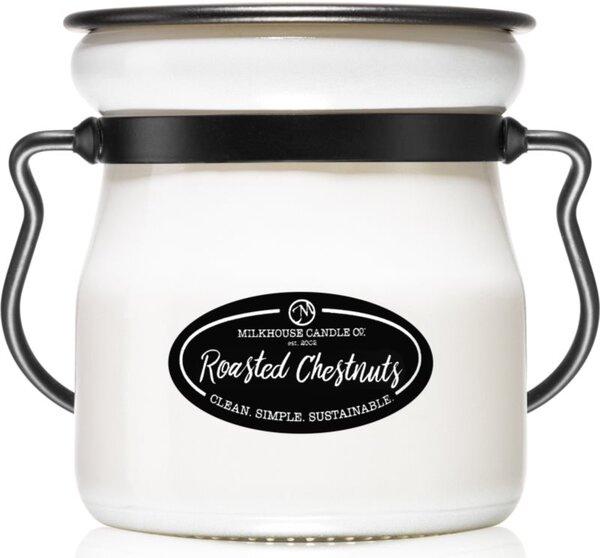 Milkhouse Candle Co. Creamery Roasted Chestnuts vonná svíčka Cream Jar 142 g