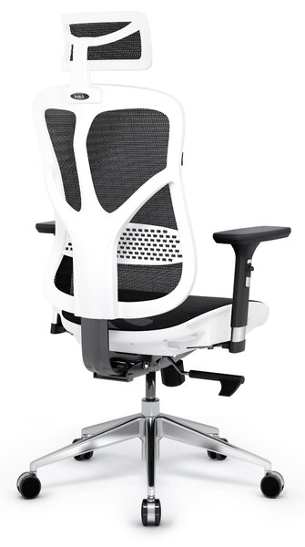 Ergonomická židle DIABLO V-BASIC: bílo-černá