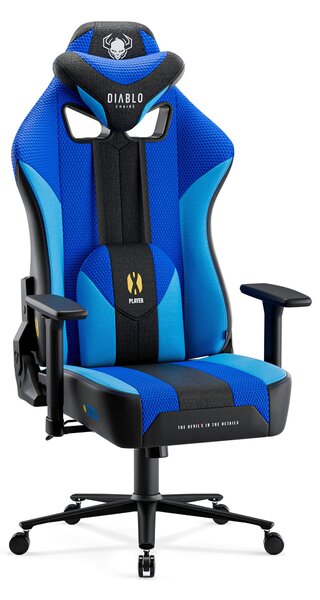 Látková herní židle Diablo X-Player 2.0 Normal Size: Frost Black/černá